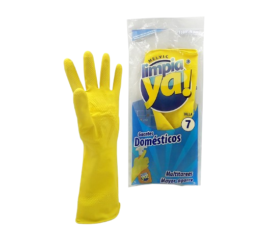 Guante Amarillo Talla 7